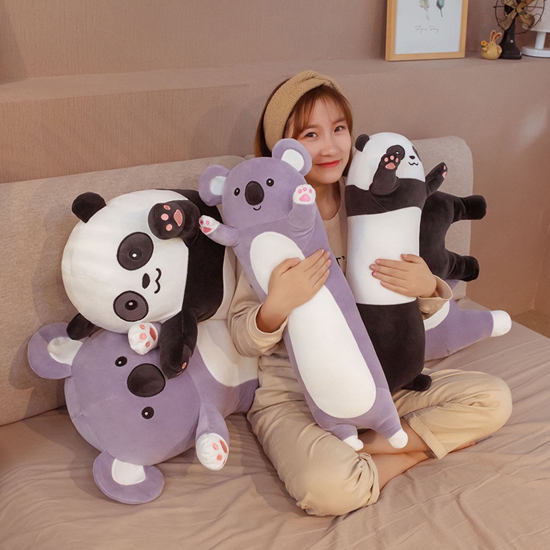 Cuddle Up with Our Adorable Long Snuggle Buddies Plushie Collection!