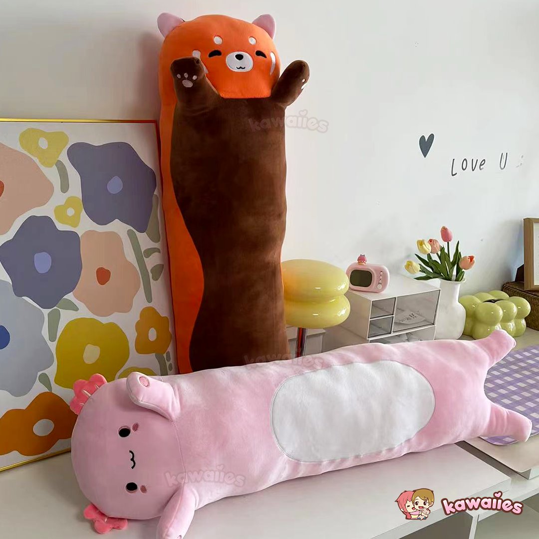 Cuddle Up with Our Adorable Long Snuggle Buddies Plushie Collection!
