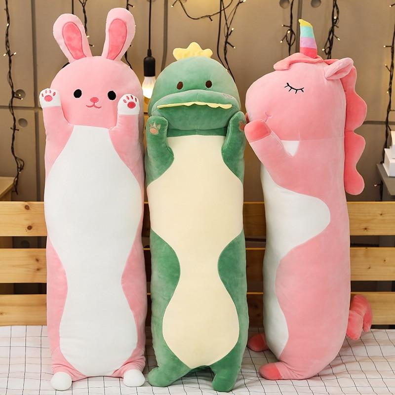 Cuddle Up with Our Adorable Long Snuggle Buddies Plushie Collection!