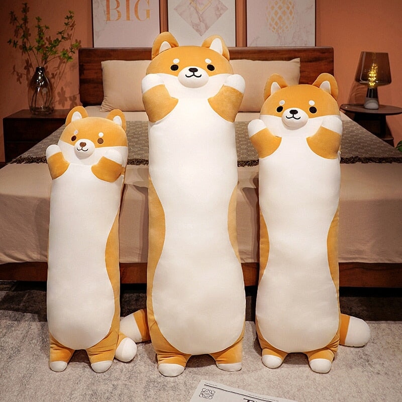Cozy Long Shiba Inu Cuddle Plushies