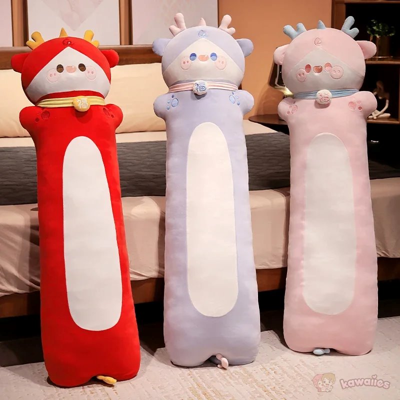 Adorable Long Plush Dragon Cuddle Buddies