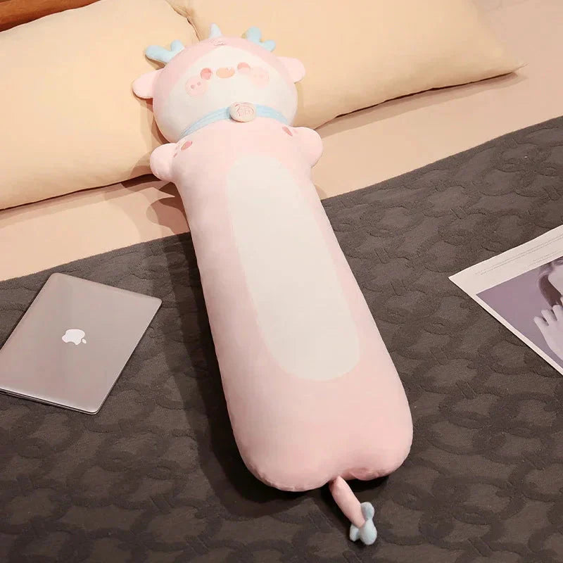 Adorable Long Plush Dragon Cuddle Buddies