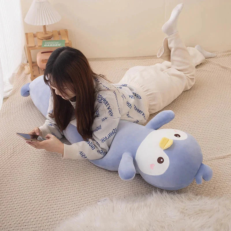 Delightfully Cozy 2024 Long Snuggly Fish, Axolotl, and Penguin Plushie Collection