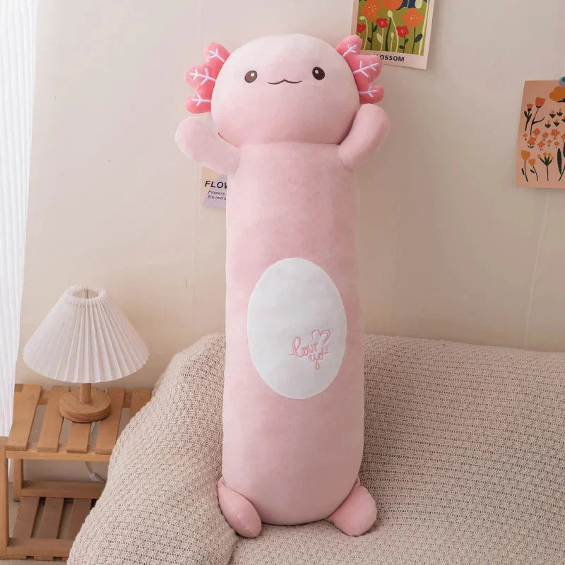 Delightfully Cozy 2024 Long Snuggly Fish, Axolotl, and Penguin Plushie Collection