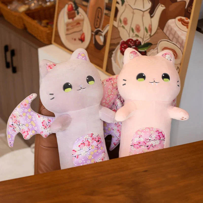 Cozy & Adorable Luna and Solis Sakura Cat Plushies