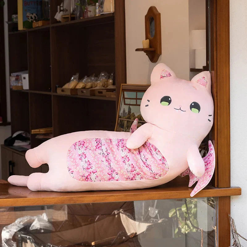 Cozy & Adorable Luna and Solis Sakura Cat Plushies