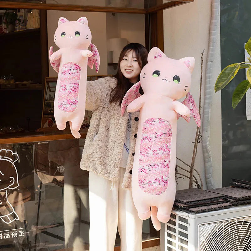 Cozy & Adorable Luna and Solis Sakura Cat Plushies