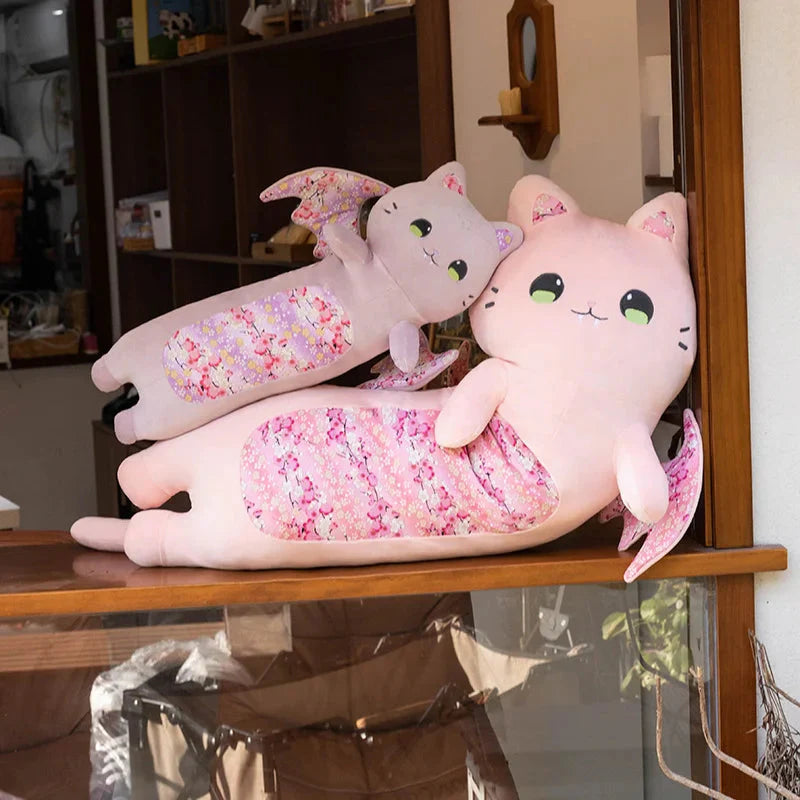 Cozy & Adorable Luna and Solis Sakura Cat Plushies