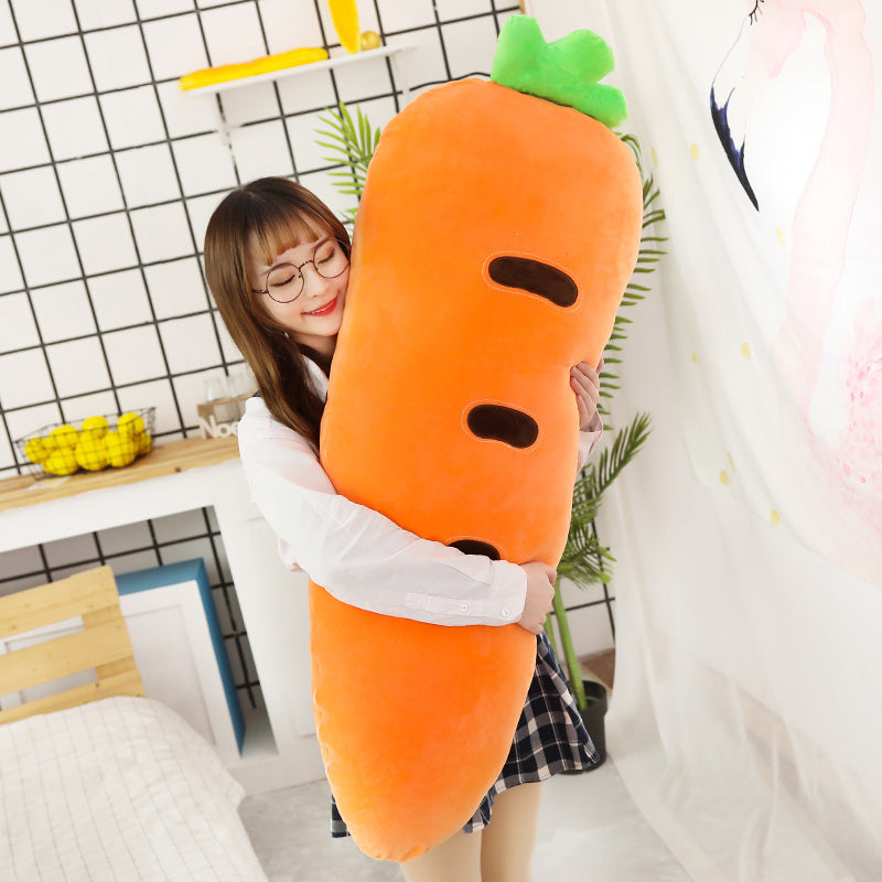 Cozy and Cuddly Long Plush Vegetable and Fruit Collection