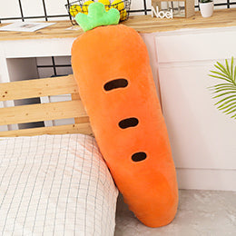 Cozy and Cuddly Long Plush Vegetable and Fruit Collection