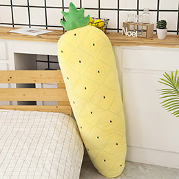 Cozy and Cuddly Long Plush Vegetable and Fruit Collection