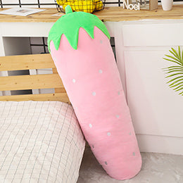 Cozy and Cuddly Long Plush Vegetable and Fruit Collection