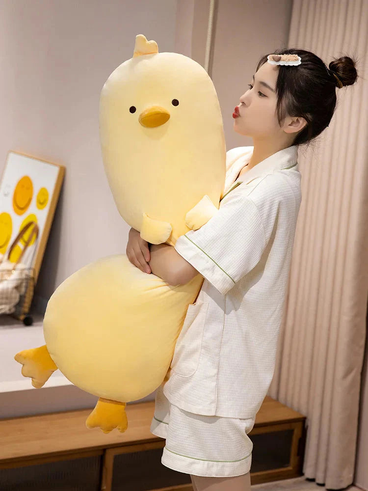 Cozy Long Yellow Duck Plush Toy for Ultimate Cuddles