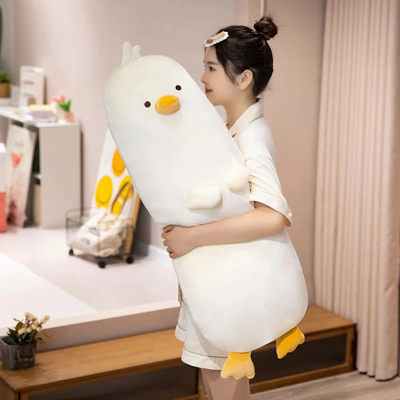 Cozy Long Yellow Duck Plush Toy for Ultimate Cuddles