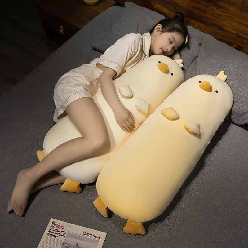 Cozy Long Yellow Duck Plush Toy for Ultimate Cuddles