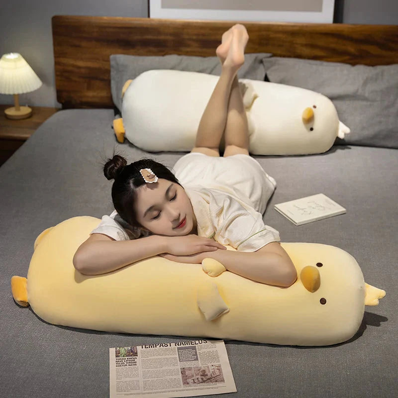 Cozy Long Yellow Duck Plush Toy for Ultimate Cuddles
