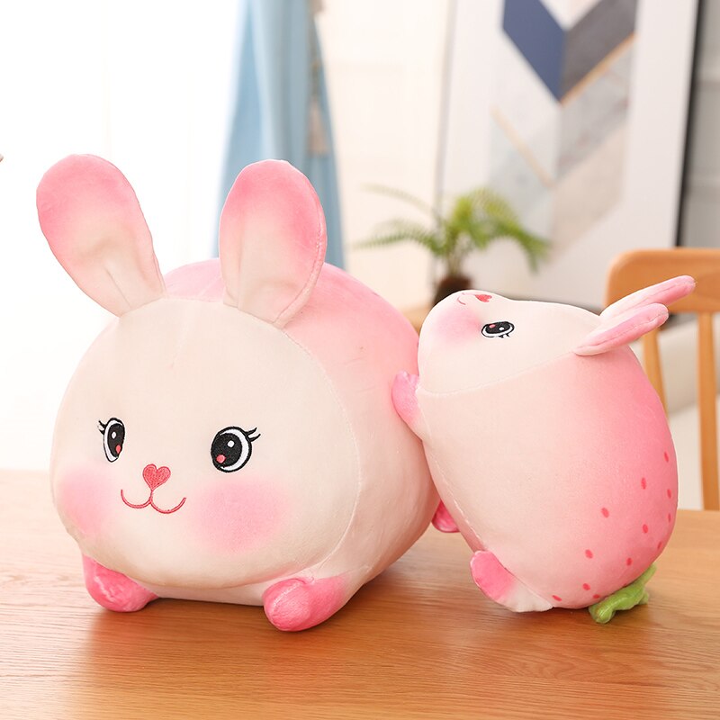 Adorable Lucky Strawberry Bunny Stuffed Animals