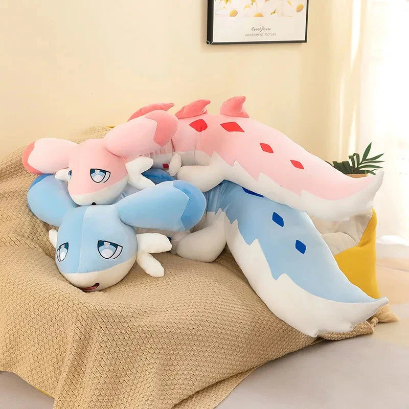 Enchanting Melody and Sofi: The Long Hybrid Dragon Plush Companions