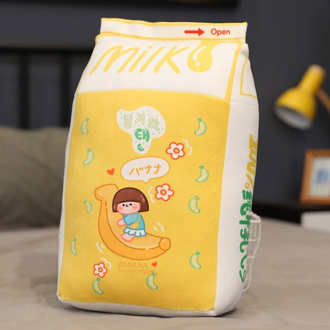 Cozy Milk Carton Plush Toy