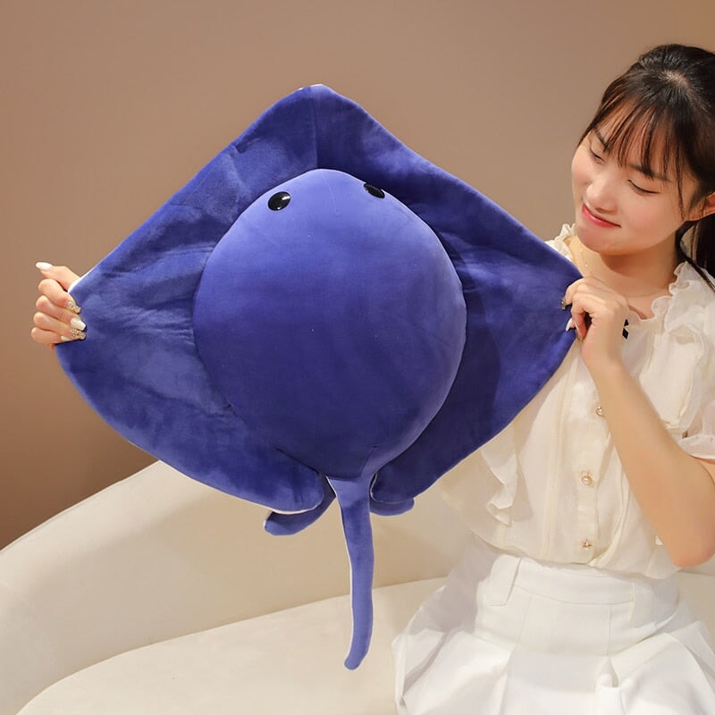 Snuggle Up with Milo & Zara: Adorable Stingray Plush Toys!