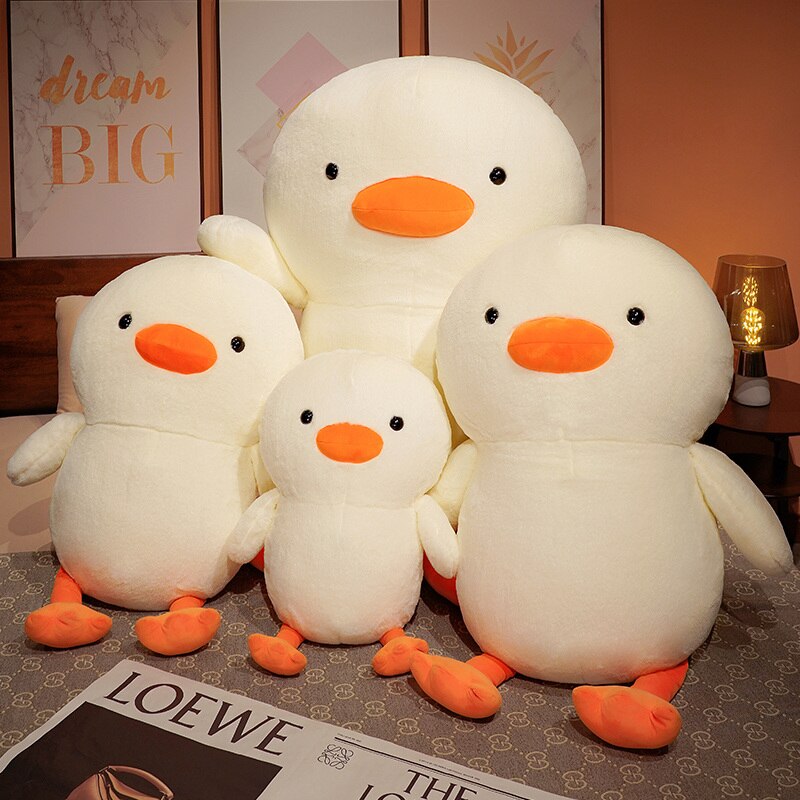 Adorable Mochi White Duckling Plush Toy