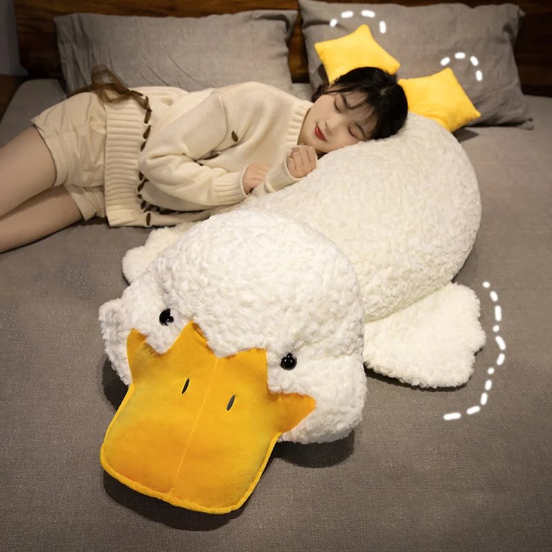 Molly – The Adorable Giant Fluffy White Duck Plush Toy