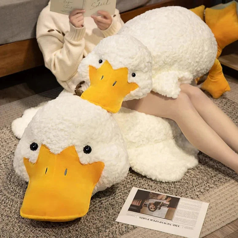 Molly – The Adorable Giant Fluffy White Duck Plush Toy