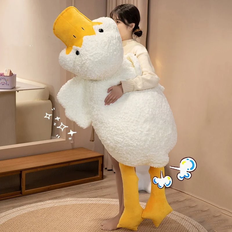 Molly – The Adorable Giant Fluffy White Duck Plush Toy