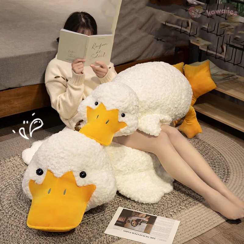 Molly – The Adorable Giant Fluffy White Duck Plush Toy