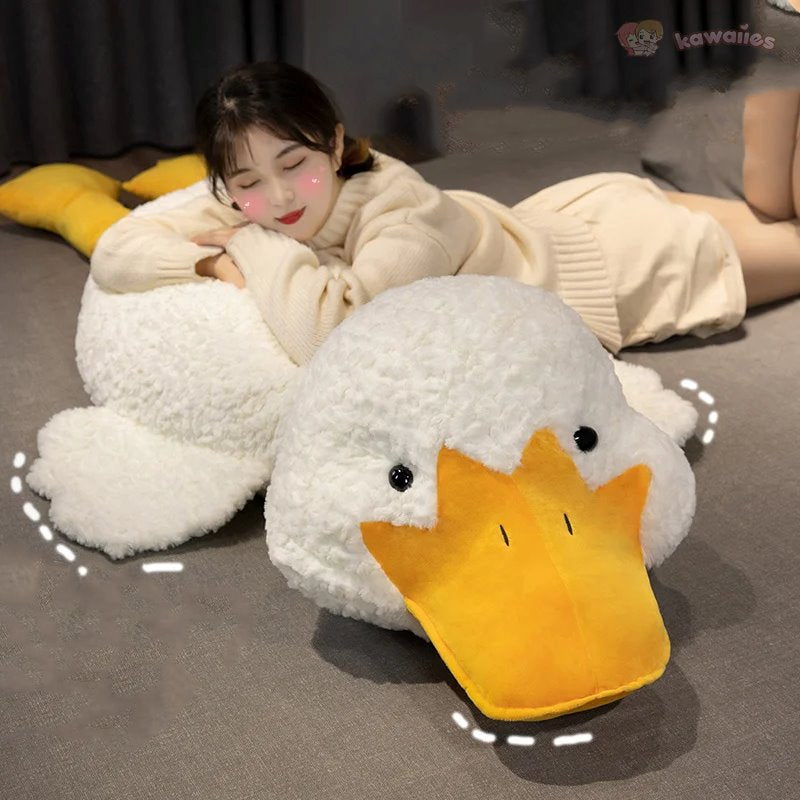 Molly – The Adorable Giant Fluffy White Duck Plush Toy