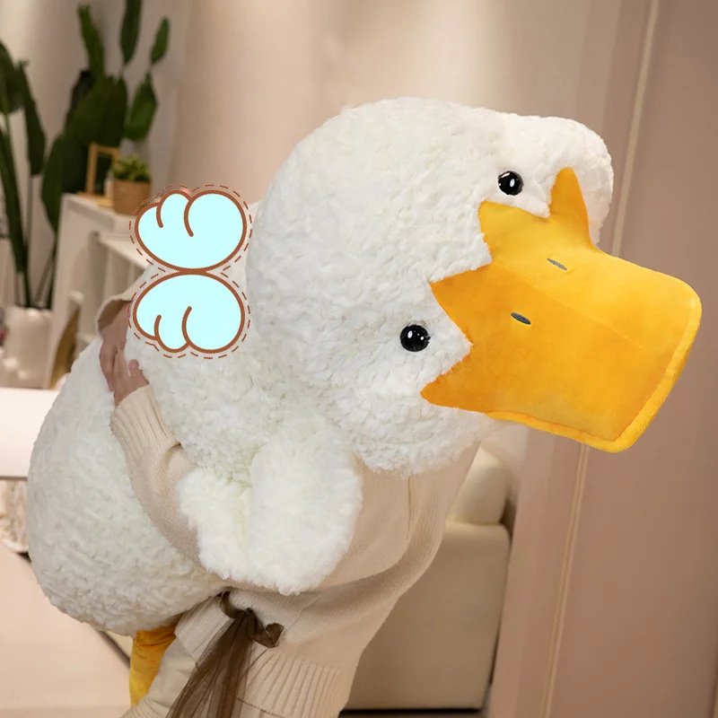 Molly – The Adorable Giant Fluffy White Duck Plush Toy