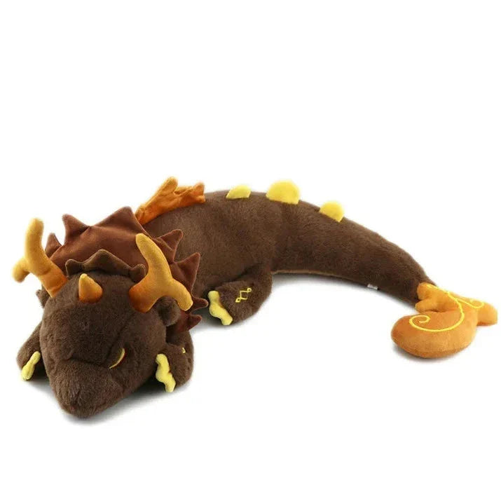 Gorgeous Morax Brown Dragon Plushie from Genshin Impact