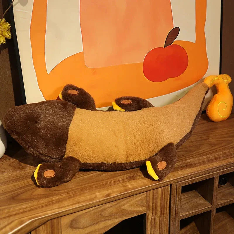 Gorgeous Morax Brown Dragon Plushie from Genshin Impact