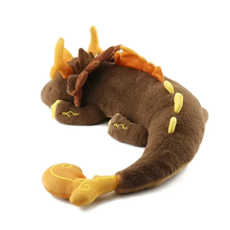 Gorgeous Morax Brown Dragon Plushie from Genshin Impact