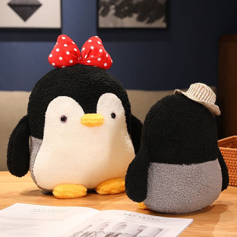 Mumble and Frosty: The Adorable Fluffy Penguin Plush Toy