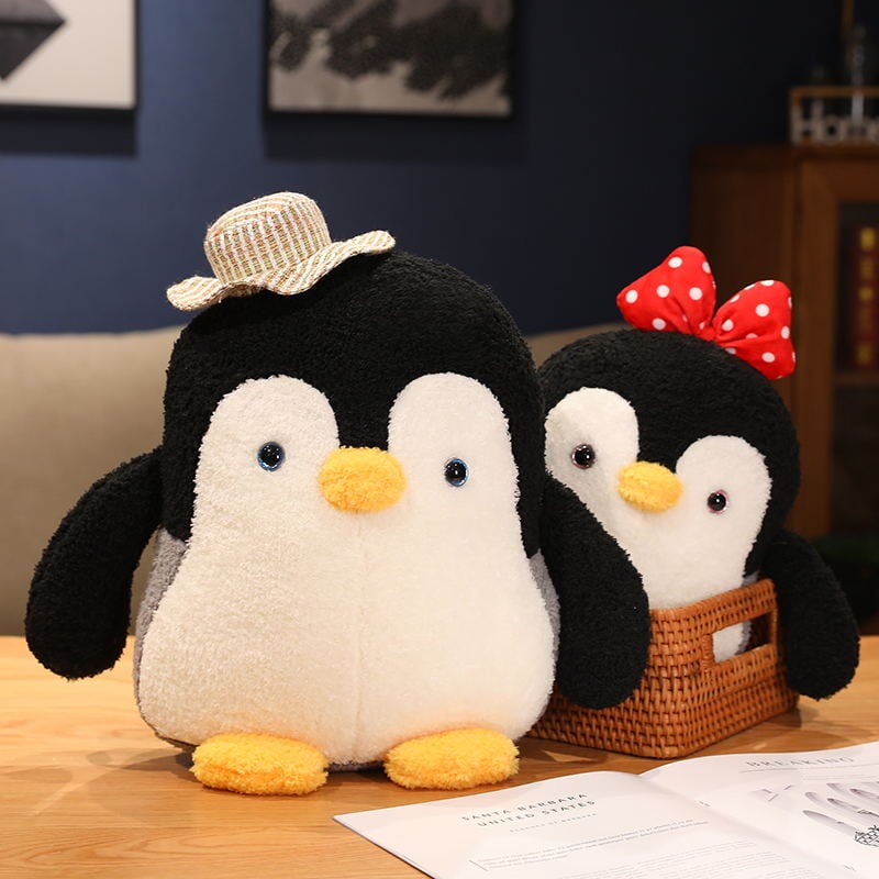 Mumble and Frosty: The Adorable Fluffy Penguin Plush Toy