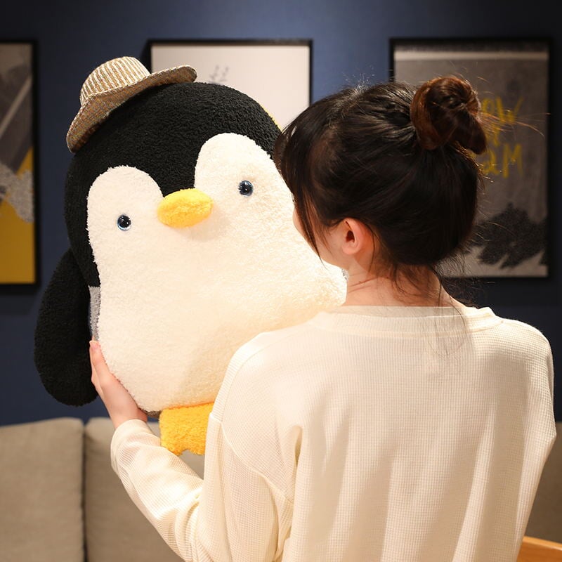 Mumble and Frosty: The Adorable Fluffy Penguin Plush Toy