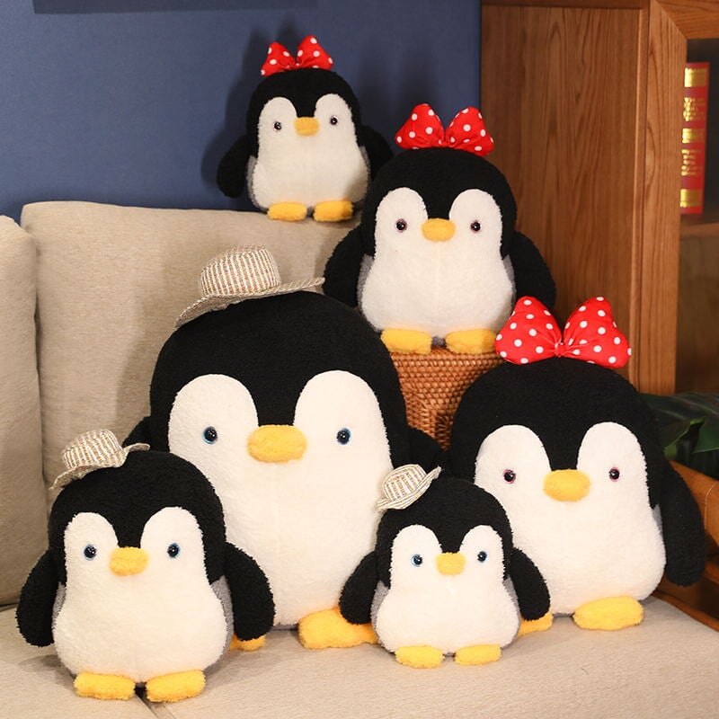 Mumble and Frosty: The Adorable Fluffy Penguin Plush Toy