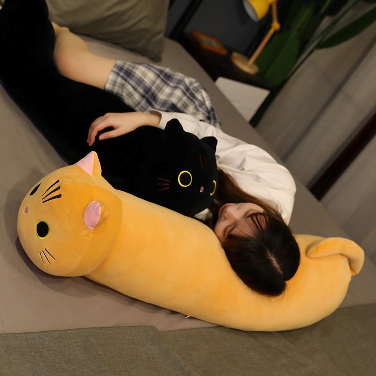 Cozy Napping Neko Plush Toys