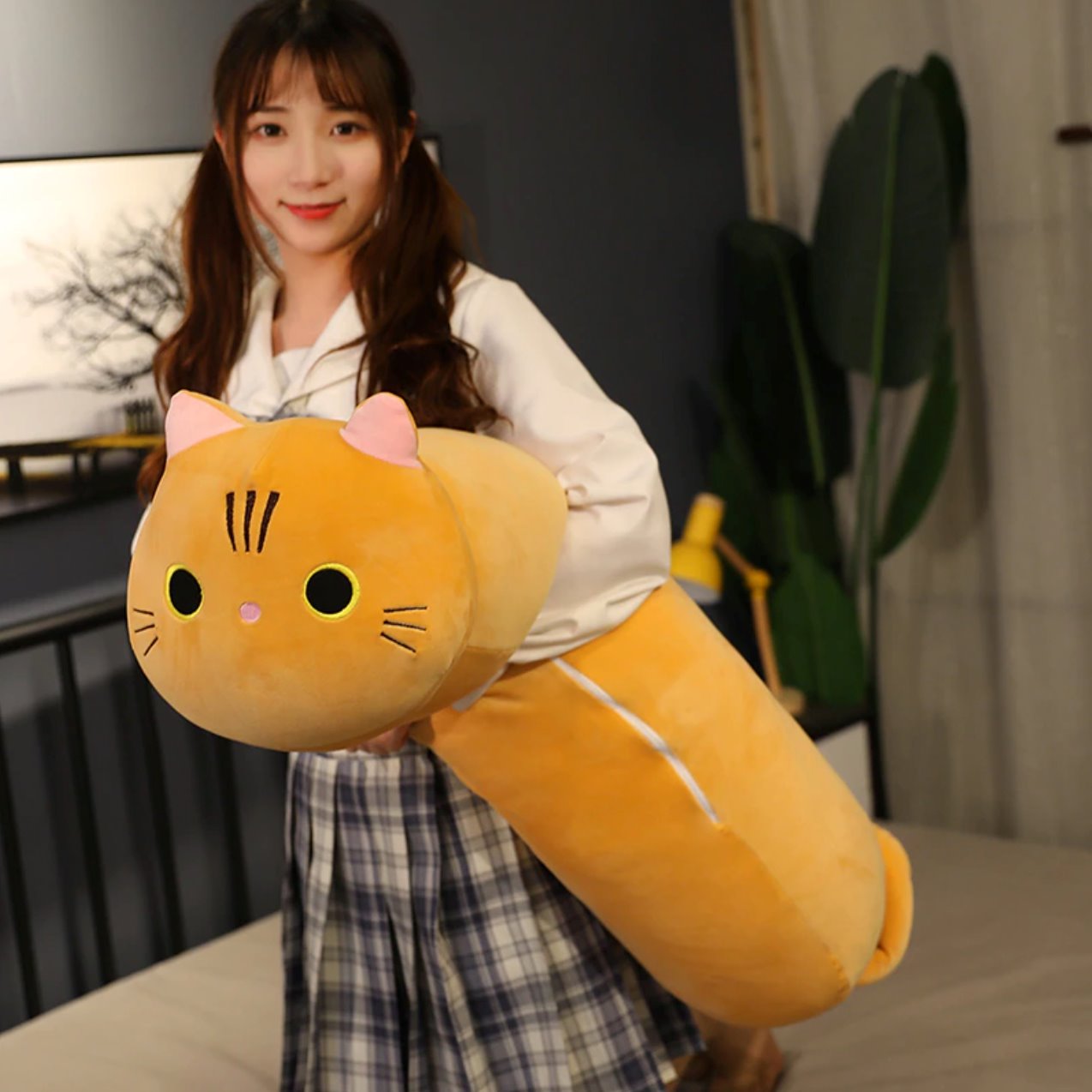 Cozy Napping Neko Plush Toys