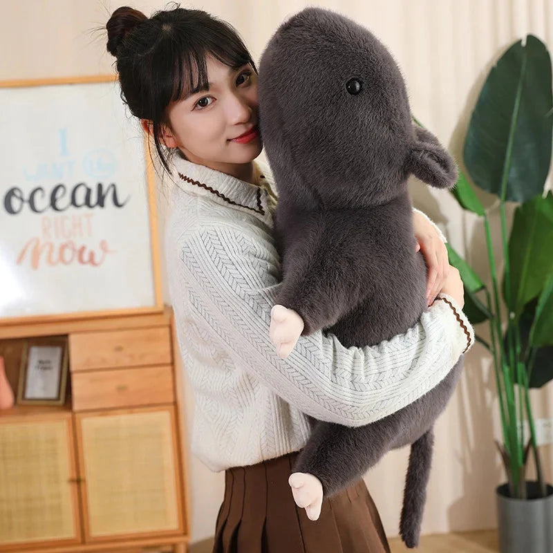 Cuddly Nibbles the Black Rat Plush Toy