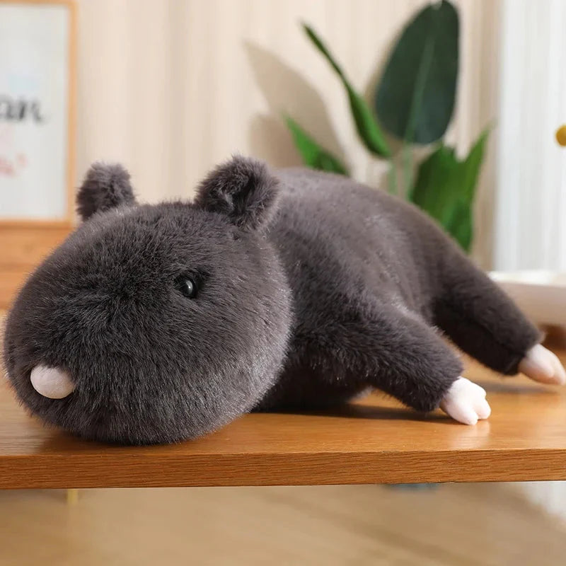 Cuddly Nibbles the Black Rat Plush Toy