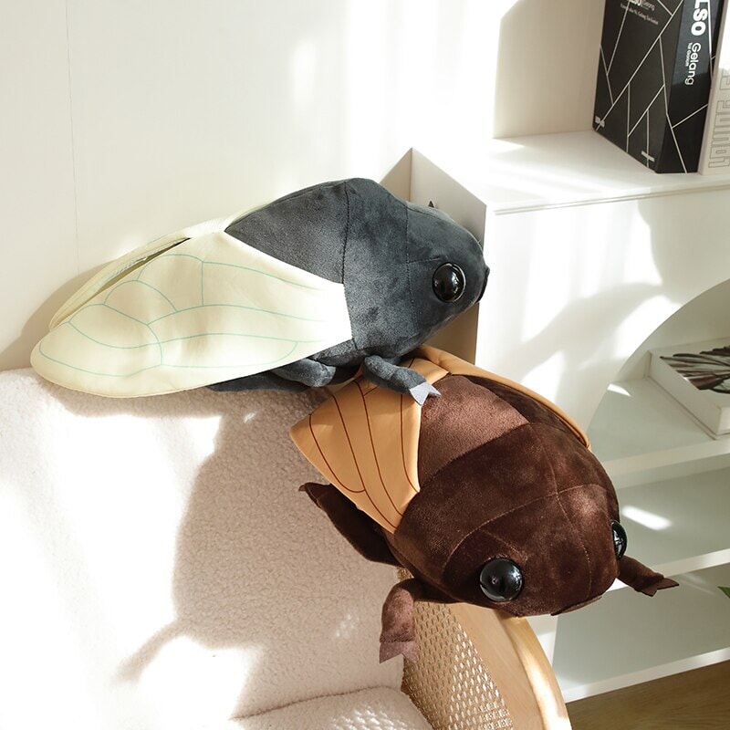 Nori & Hana: Adorable Oversized Insect Plush Toys