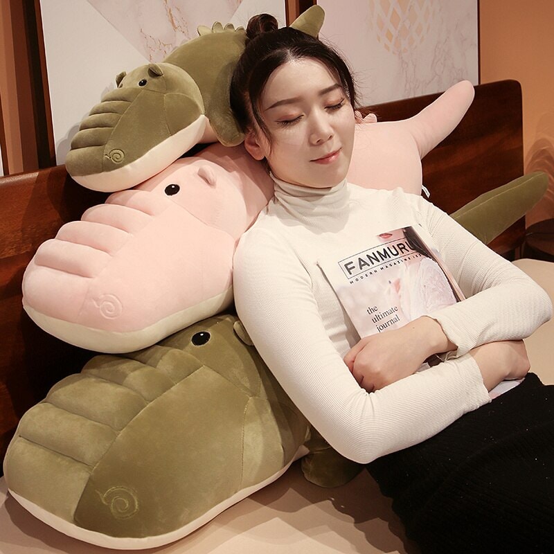 Snuggle Up with Odin & Narla: Adorable Soft Crocodile Plushies!