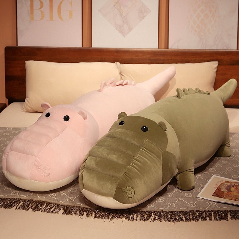 Snuggle Up with Odin & Narla: Adorable Soft Crocodile Plushies!