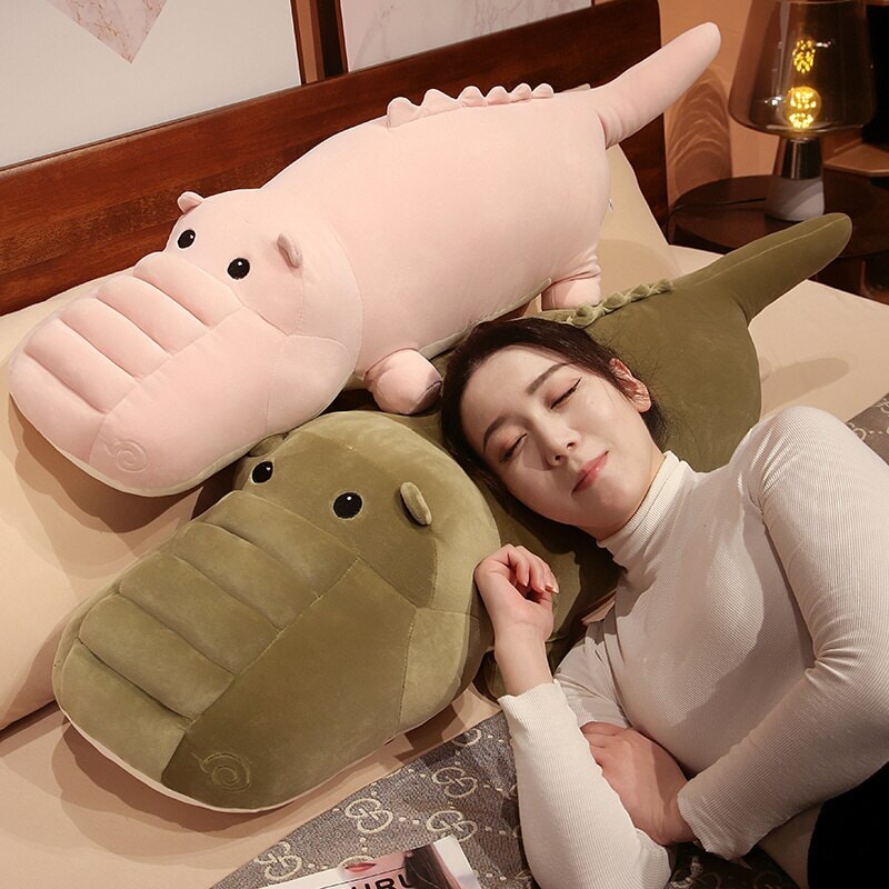 Snuggle Up with Odin & Narla: Adorable Soft Crocodile Plushies!