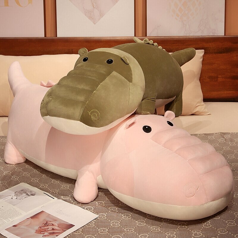 Snuggle Up with Odin & Narla: Adorable Soft Crocodile Plushies!
