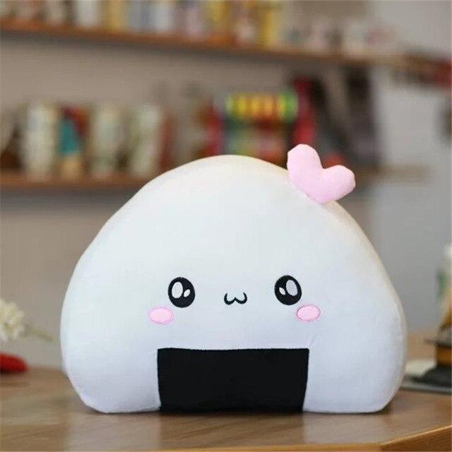 Adorable Onigiri Rice Ball Plushies - Your Japanese Snack Team!