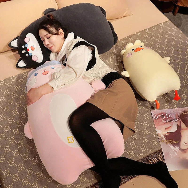Adorable 2024 Pancake Plushie Collection: Duck, Dog, Cat, and Bunny Friends!