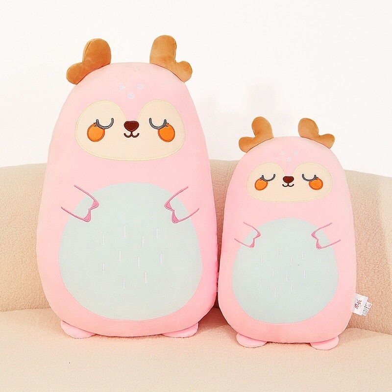 Delightful Pancake-Shaped Plushie Collection of Wild Animals